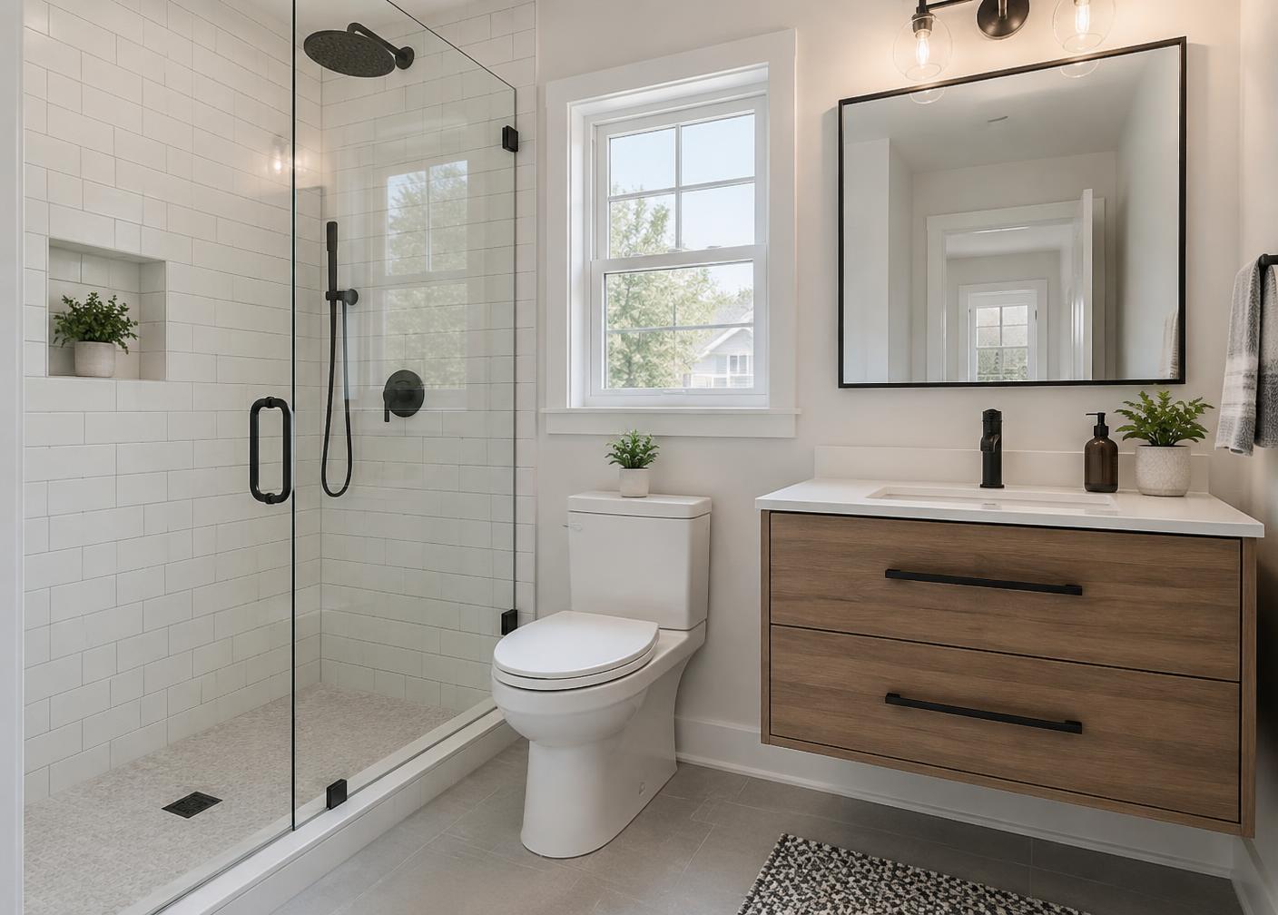 Renovated bathroom