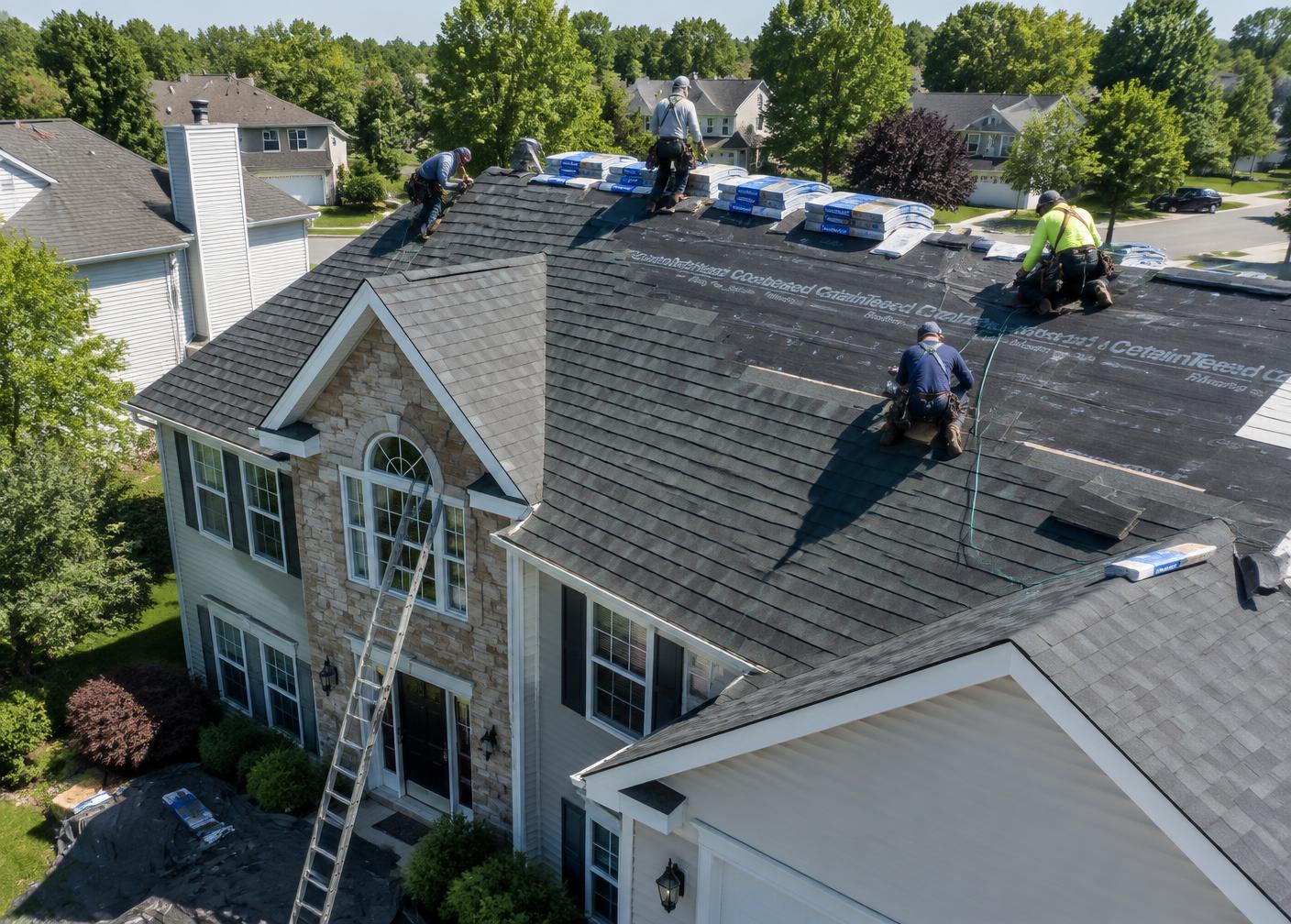 Roofers media example